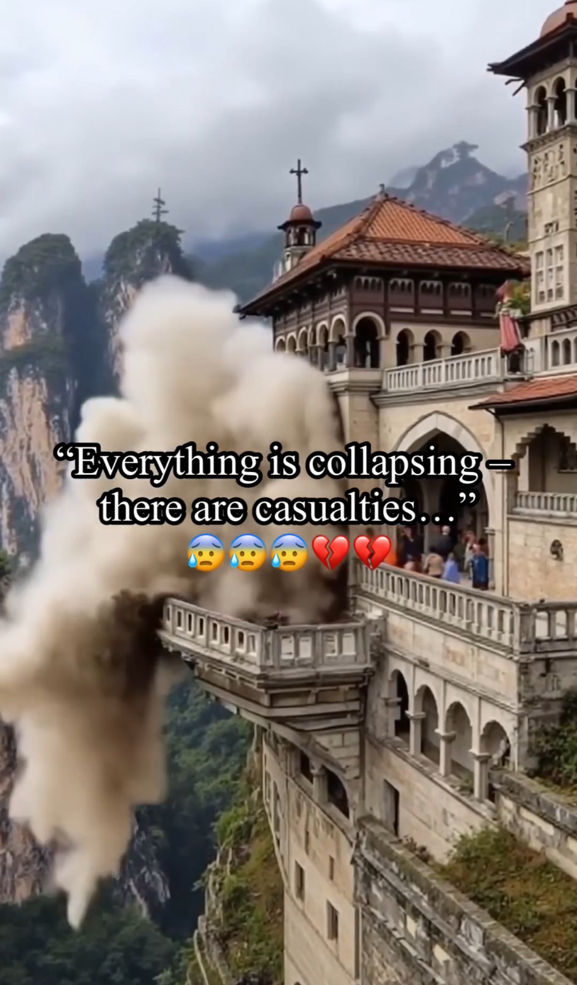“Everything is collapsing – there are casualties…”