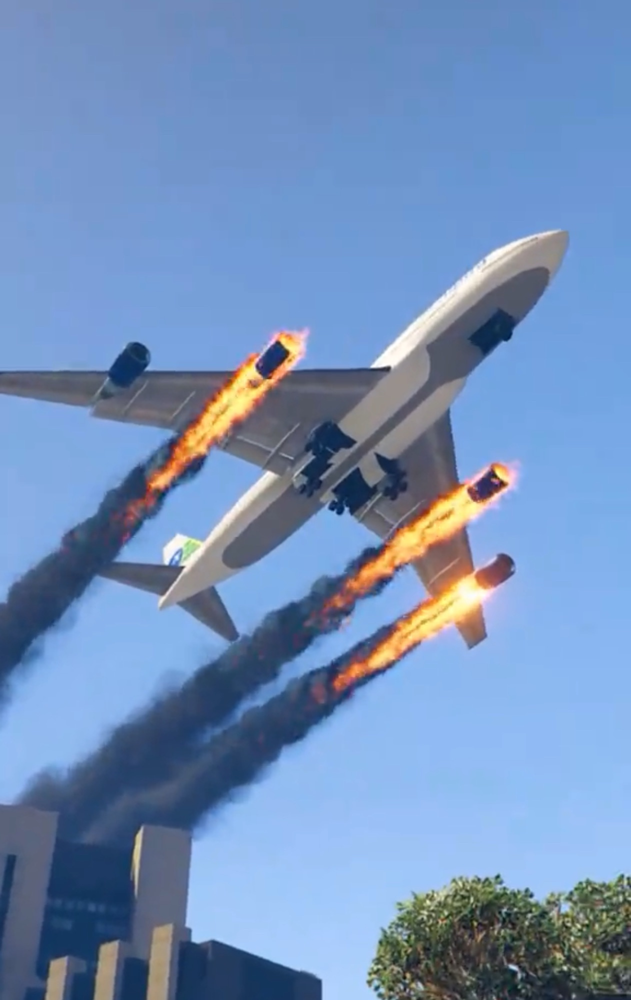 🔴 PLANE ON FIRE OVER MIAMI – FEAR AND PANIC IN THE SKY!