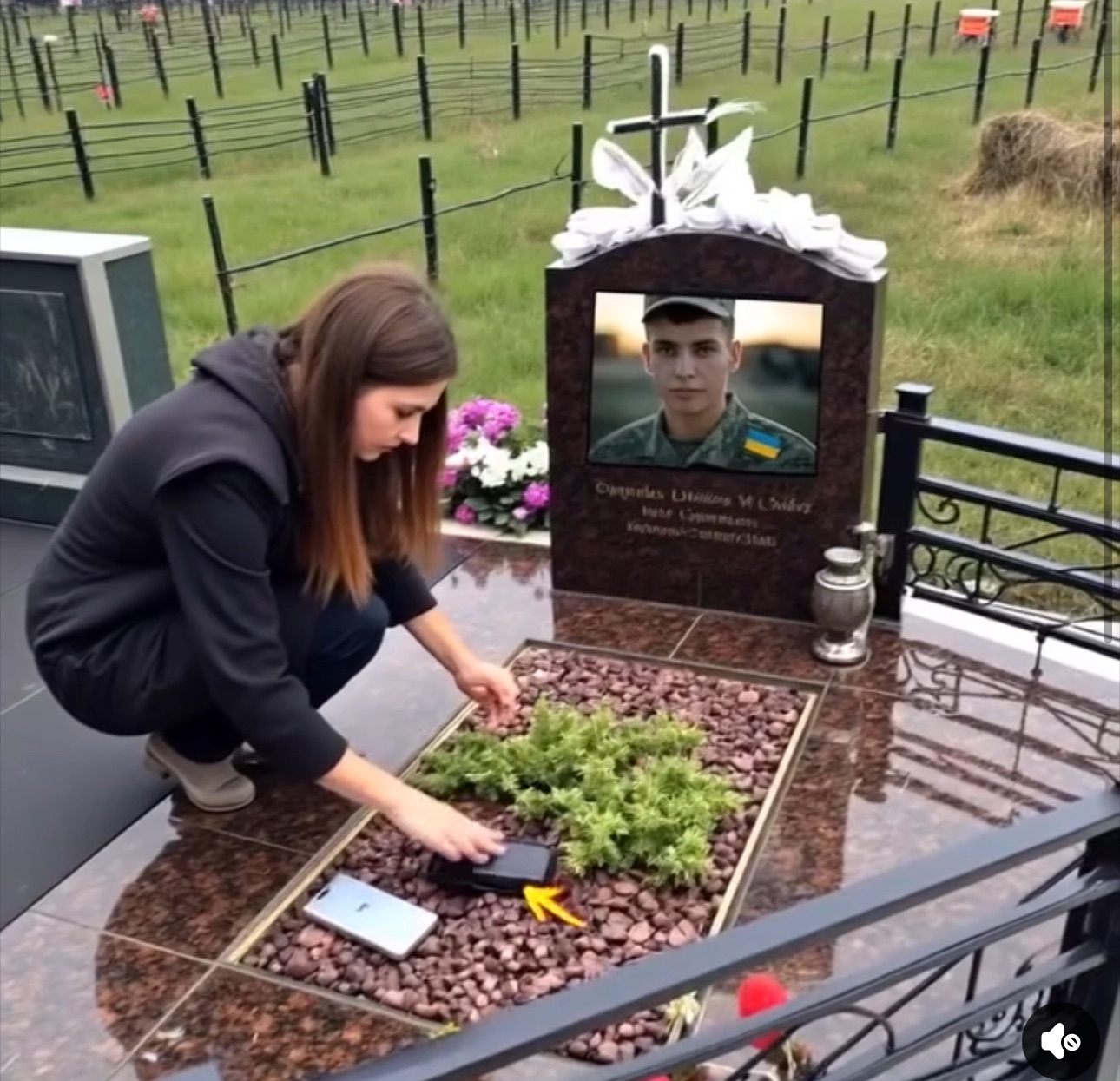 ⚫️At Her Fiancé’s Grave, Pregnant Olesya Found a Phone — What She Saw Made Her Faint